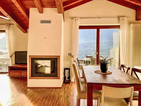 Lake View Penthouse, Appartement 6 personnes à Dervio - Photo 6