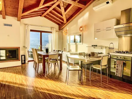 Lake View Penthouse, Appartement 6 personnes à Dervio - Photo 9