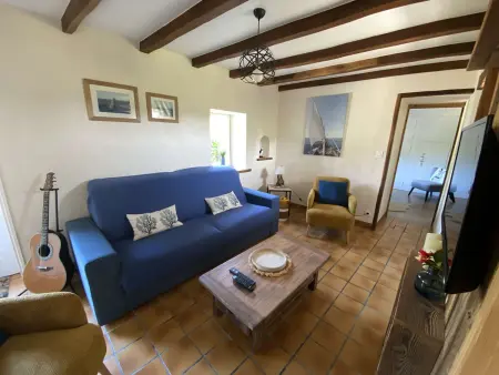 Longère 1843 entre mer et campagne, Maison 5 personnes à Pleumeur Bodou - Photo 9