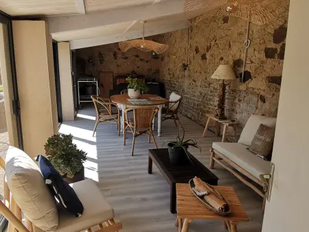 Maison en pierres avec jardin, 7 km des plages, 6 pers, 3 chambres - Le Bernard - Photo 6