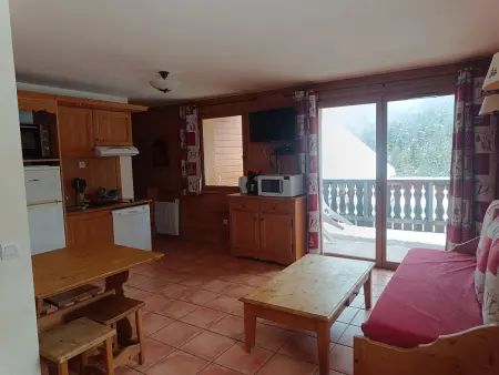 Studio Cosy 4 Pers, Balcon, Parking, WIFI Pra-Loup - Photo 2