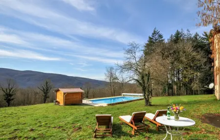 Authentique maison piscine, Maison 10 personnes à Saint Amans Valtoret - Photo 1
