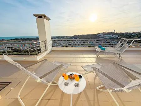Penthouse luxueux avec vue sur mer, piscine et parking à Albufeira - Photo 34