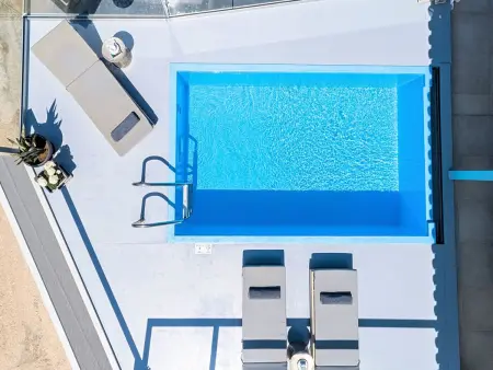 Olivengrüne Villa mit privatem beheiztem Pool, Maison 8 personnes à Agios Nikolaos (Crete) - Photo 27