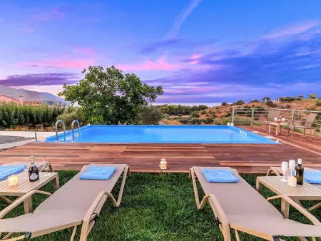 Georgioupolis Blaue Villa Privater Pool, Maison 8 personnes à Georgioupoli - Photo 2