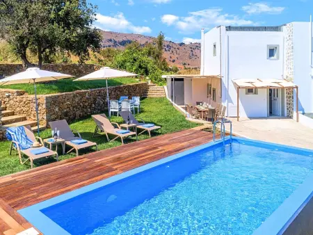 Georgioupolis Blaue Villa Privater Pool, Maison 8 personnes à Georgioupoli - Photo 18