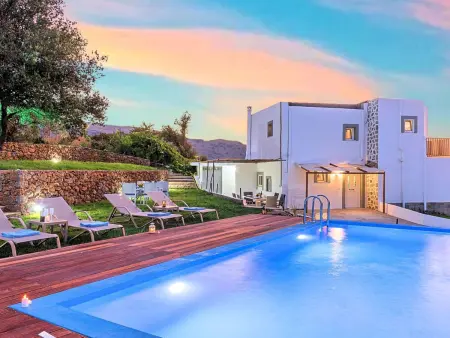 Georgioupolis Blaue Villa Privater Pool, Maison 8 personnes à Georgioupoli - Photo 20