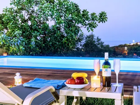 Georgioupolis Blaue Villa Privater Pool, Maison 8 personnes à Georgioupoli - Photo 21