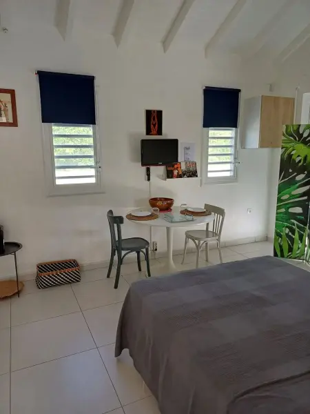 Studio confortable avec piscine privée à Baie-Mahault, 28 m² - Photo 5