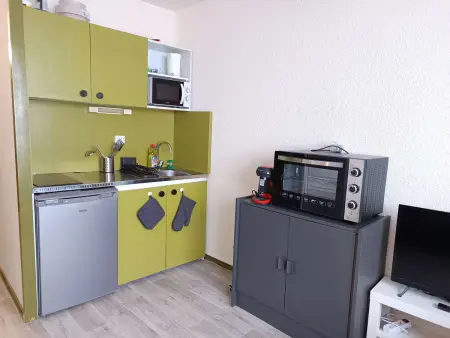 Studio 4 Pers Sud Aragnouet Balcon Ski, Appartement 4 personnes à Aragnouet - Photo 5