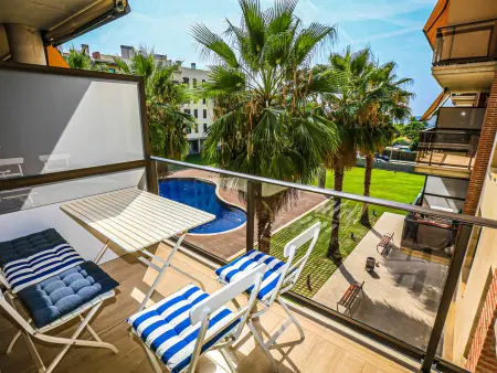 Bel appartement au bord de mer avec jardin et piscine proche Cambrils - Photo 27