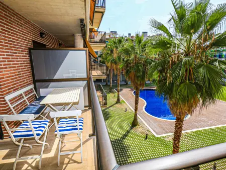 Bel appartement au bord de mer avec jardin et piscine proche Cambrils - Photo 28