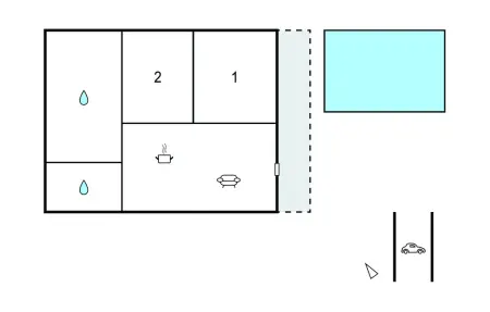Maison piscine proche mer, Maison 4 personnes à Portel Des Corbieres - Photo 20