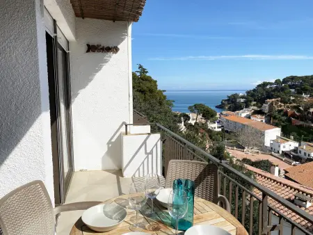 Duplex avec vue mer, clim et parking, Appartement 6 personnes à Begur - Photo 1
