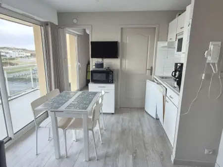 Studio lumineux au pied de la mer, Appartement 4 personnes à Cucq Stella Plage - Photo 2