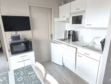 Studio lumineux au pied de la mer, Appartement 4 personnes à Cucq Stella Plage - Photo 5