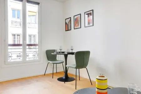 PB-38-RENNEQUIN-M, Charmant studio pour 2 personnes - près du parc Monceau - Photo 2