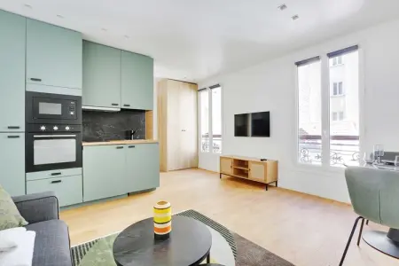 PB-38-RENNEQUIN-M, Charmant studio pour 2 personnes - près du parc Monceau - Photo 3