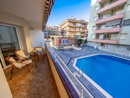 Appartement à Pineda de Mar pour 4 pers. avec piscine, proche plage et commodités - Photo 15