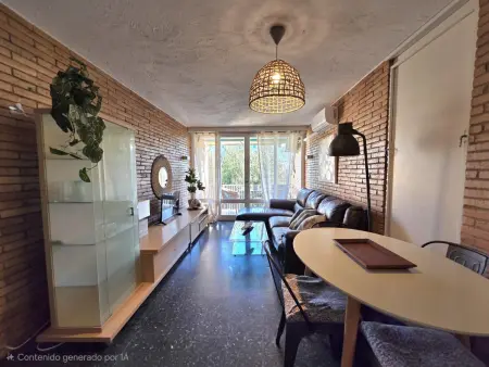 Appartement familial proche plage, 3 chambres, Wi-Fi, parking, animaux bienvenus - Costa Barcelona - Photo 10