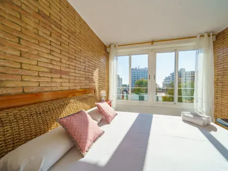 Appartement familial proche plage, 3 chambres, Wi-Fi, parking, animaux bienvenus - Costa Barcelona - Photo 20