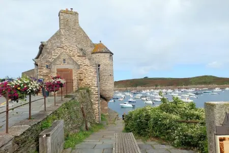 Ferienhaus mit Panoramablick Le Conquet, Vue mer panoramique – Le Conquet - Photo 25