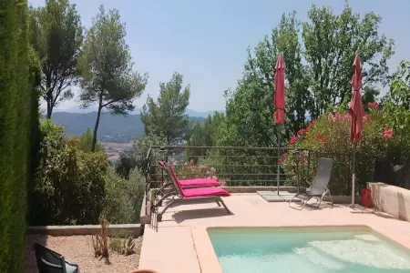 Villa Draguignan, Villa avec piscine privée, jardin et vue - Photo 18