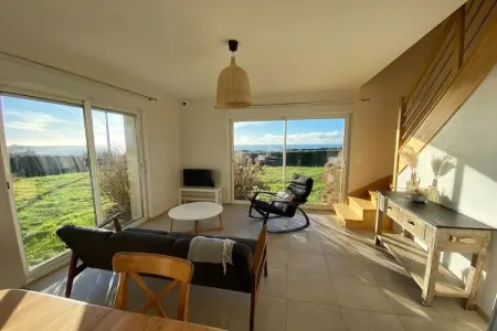 Ferienhaus mit Panoramablick Le Conquet, Vue mer panoramique – Le Conquet - Photo 2