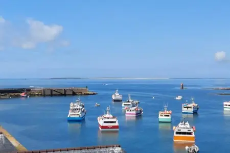 Ferienhaus mit Panoramablick Le Conquet, Vue mer panoramique – Le Conquet - Photo 28