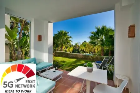 Stylish 2-Bed Apartment | Alcazaba Lagoon (303), Appartement de villégiature au bord du lagon - Photo 28