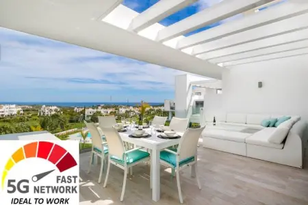 Stylish 3-Bed Apartment | Alcazaba Lagoon 1514, Complexe avec vue sur la montagne à Solenzara - Photo 21