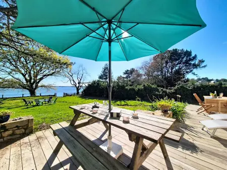 Maison familiale, animaux OK, vue mer - 6 pers., Villa 6 personnes à Sainte Hélène (Morbihan) - Photo 1