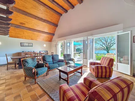 Maison familiale, animaux OK, vue mer - 6 pers., Villa 6 personnes à Sainte Hélène (Morbihan) - Photo 5