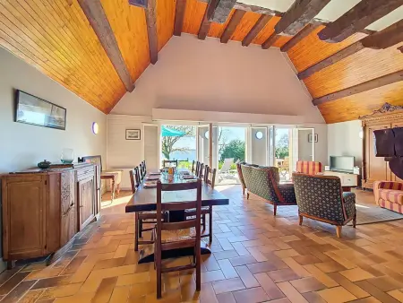 Maison familiale, animaux OK, vue mer - 6 pers., Villa 6 personnes à Sainte Hélène (Morbihan) - Photo 7