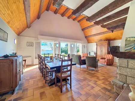 Maison familiale, animaux OK, vue mer - 6 pers., Villa 6 personnes à Sainte Hélène (Morbihan) - Photo 8