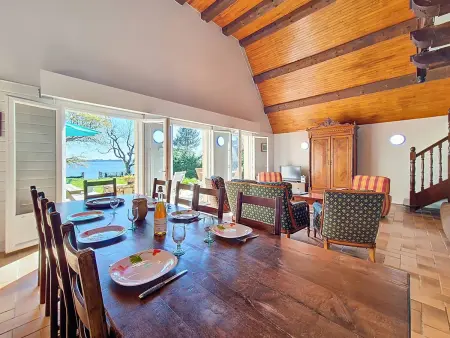 Maison familiale, animaux OK, vue mer - 6 pers., Villa 6 personnes à Sainte Hélène (Morbihan) - Photo 9