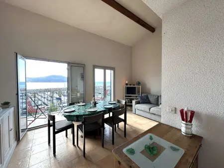 Appartement vue port - 6 pers., Appartement 6 personnes à Saint Cyr sur Mer - Photo 4
