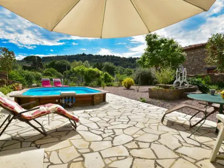 Charmantes Natursteinhaus mit Pool, Maison 6 personnes à Cesseras - Photo 2