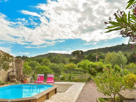 Charmantes Natursteinhaus mit Pool, Maison 6 personnes à Cesseras - Photo 3
