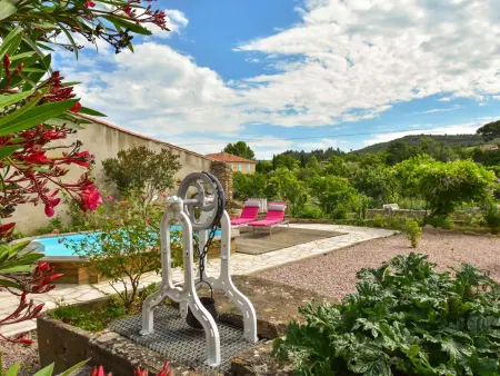 Charmantes Natursteinhaus mit Pool, Maison 6 personnes à Cesseras - Photo 20