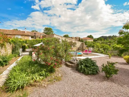 Charmantes Natursteinhaus mit Pool, Maison 6 personnes à Cesseras - Photo 21