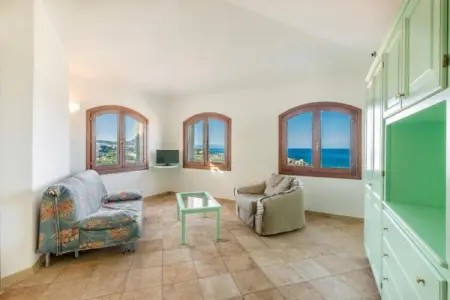 RESIDENCE BAIA SANTA REPARATA - THREE-ROOM APARTMENT 6 PAX WITH BALCONY SEA VIEW - TWO, Apartement avec vue sur mer et terrasse - Photo 13