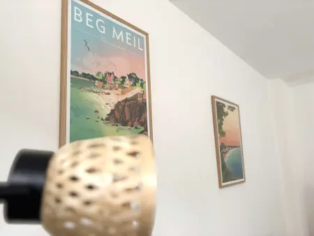 Maison à Beg Meil, proche plages - 4 pers., Maison 6 personnes à Fouesnant - Photo 11