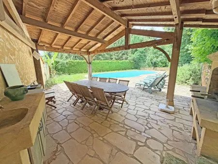 Maison en pierre avec piscine privée - 9 pers., Maison 9 personnes à Coux et Bigaroque - Photo 5