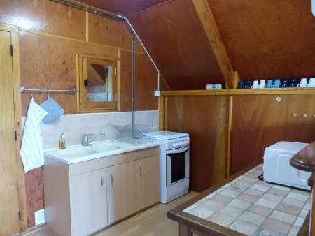 Chalet avec animaux admis, vue sur carrières, Gite 2 personnes à Le Vernet - Photo 2
