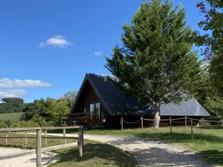Chalet avec animaux admis, vue sur carrières, Gite 2 personnes à Le Vernet - Photo 11