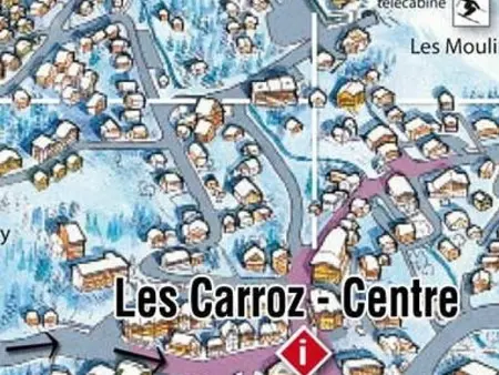 Studio cabine centre station - 4 pers., Appartement 4 personnes à Les Carroz d'Arâches - Photo 9