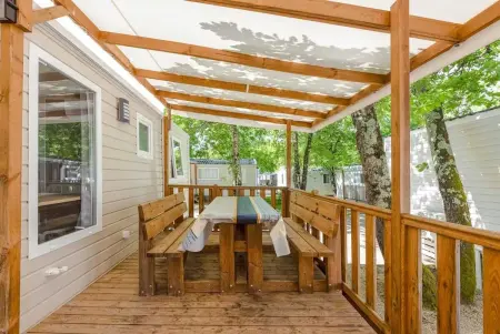 Bungalow avec équipements partagés près de Lagorce, 32 m² - Photo 1