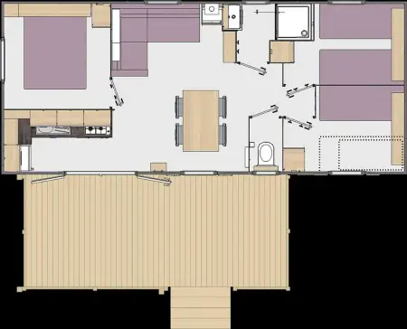 Bungalow avec équipements partagés près de Lagorce, 32 m² - Photo 18