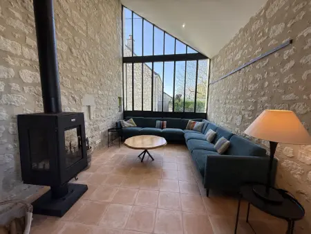 Maison avec piscine privée - 8 pers., Gite 9 personnes à La Chapelle sur Loire - Photo 8